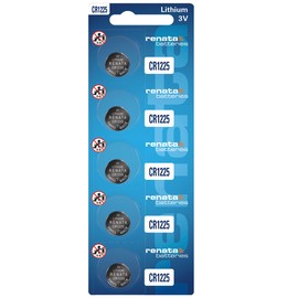 Renata CR1225 Batteries - 3V Lithium Coin Cell 1225 Battery (5 Count)