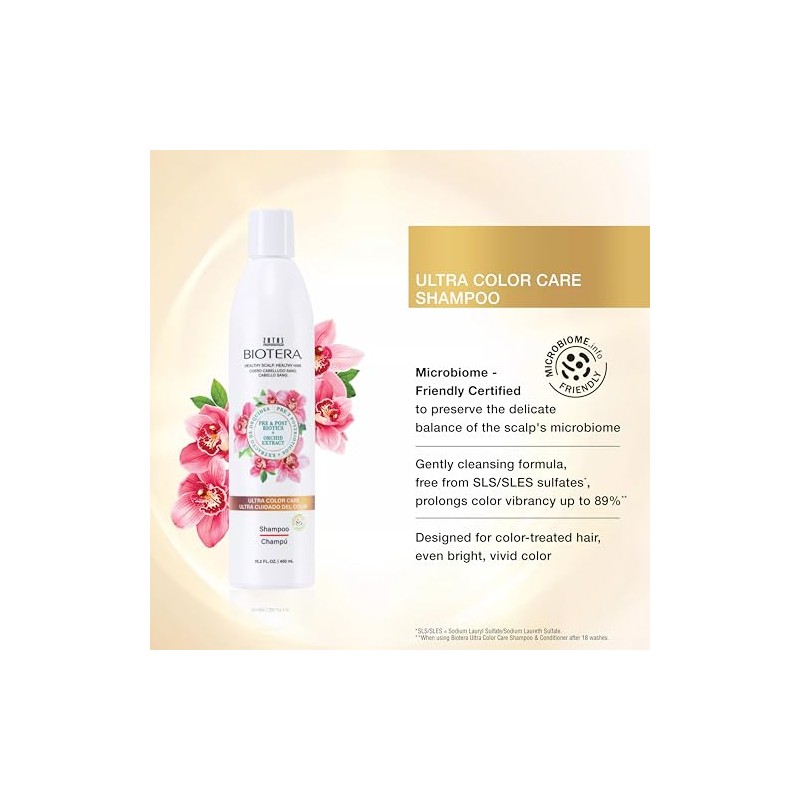 Biotera Ultra Color Care Shampoo | Prolong Vivid Color-Treated Hair