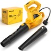 ZEGJAW Electric Leaf Blower Corded, 7-AMP Leaf Blowers, 155MPH/350CFM Small