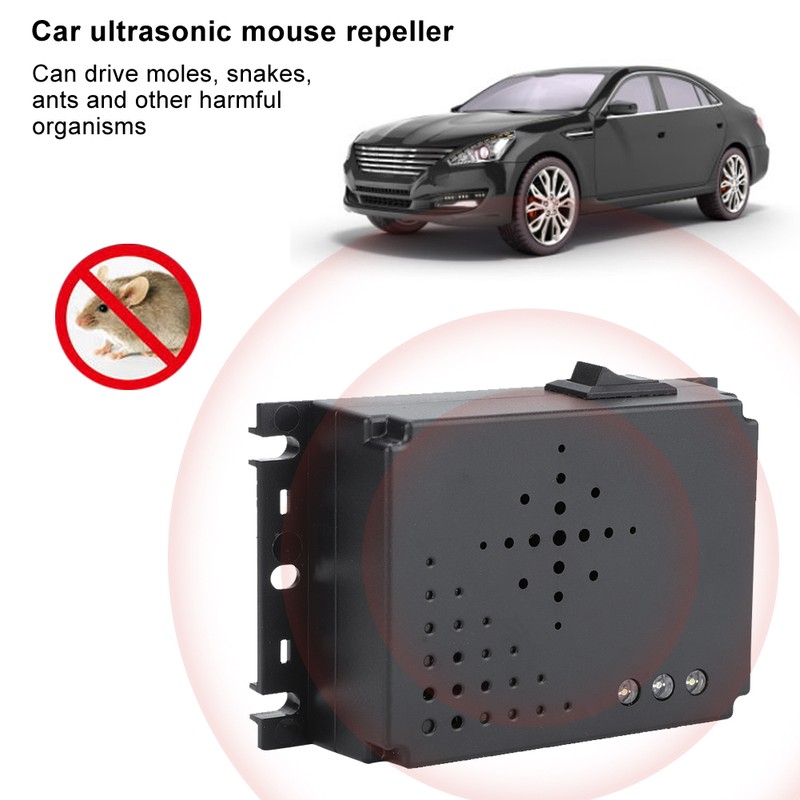 ABS Plastic Car Electronic Ultrasonic Mouse Repeller Rat Deterrent for