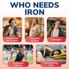 Vitalibre Iron Supplement for Women and Men, Iron Bisglycinate, 65mg