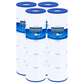 Cryspool® 07074 Filter Compatible with CX870RE, SwimClear C4020, C4000, C4000S, PA100N, C-7487, FC-1270, 4 ×100 Sq. Ft Pool Filter Cartridge, 4 Pack