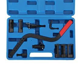 ECUTEE Valve Spring Compressor Tool Kit, Engine Overhead Valve Spring Remover Installer, Pro Cylinder Head Service Set Suitable for Most Car