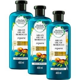 Herbal Essences Shampoo Bio:renew Argan Oil Of Morocco 400 ml (Paquete de 3)