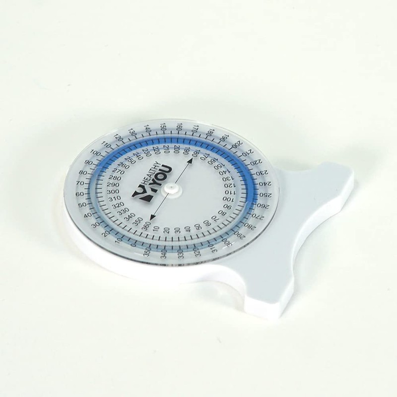 Healthy You Range of Motion Inclinometer with Easy Adjust Dial