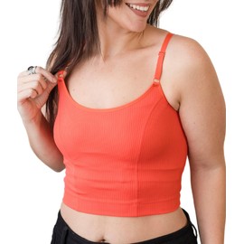 DAVIN & ADLEY Amelia Crop Cami, Hands Free Pumping & Nursing Bra