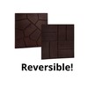 EcoPaver 16 in. x 16 in. Square Cobblestone/Brick Dual-Sided 100%