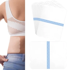 Timgle 30 Pcs Back Lift Tape Smooths Back Fat Instantly Waterproof Adhesive Strips Body Tape for Women Saggy Loose Skin