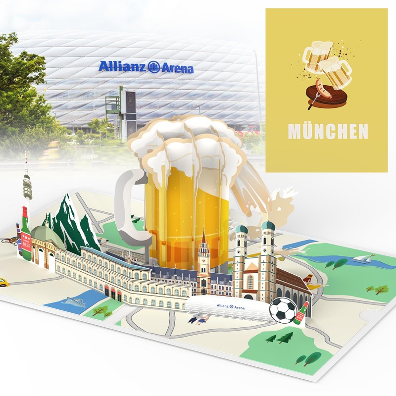 Joyoldelf Munich 3D Greeting Card Holiday