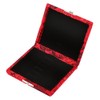 Wooden Silk Cloth Cover Reed Case Holder Storage Box for