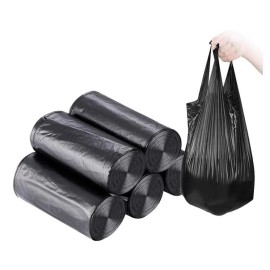 Small Trash Bags,5 Rolls 46x60 Cm 100 PCS 4 Gallon Garbage Bags, For Kitchen Bat