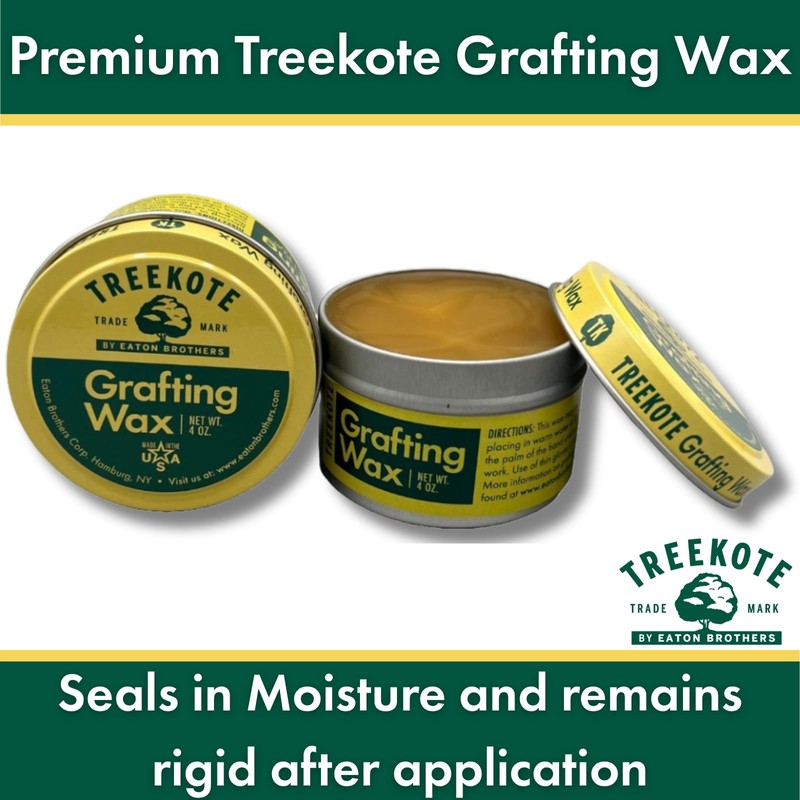 Treekote Grafting Kit - Includes Pruning Knife, 4oz Grafting Wax,