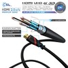 CSL- Ultra HD 4K HDMI Cable White/Red/Black V2 Black