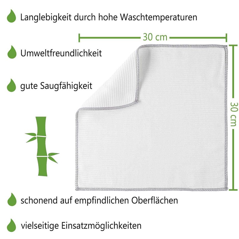 Muxel Bamboo Viscose Cleaning Cloth, Cleaning Cloth, Dish Cloth and