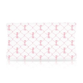 Boyoung Stretchy Changing Pad Cover Ultra Soft Cotton Changing Table Sheets Baby Diaper Changing Pad Cover Sheets for Girls Boys Fit 32""/34'' x 16""Pad, Pink Bow