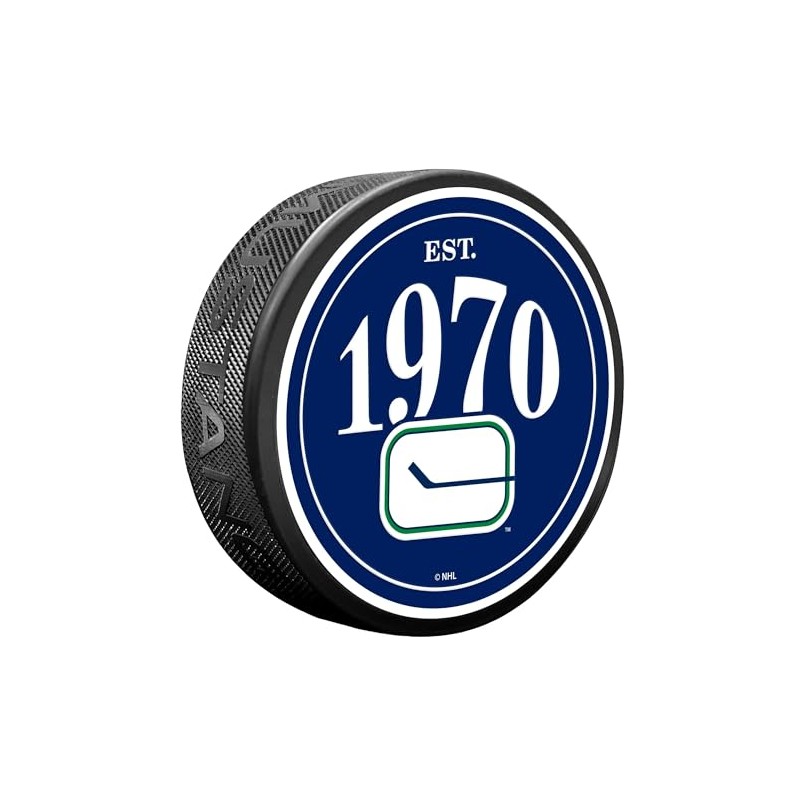 Vancouver Canucks Puck - Founding Year