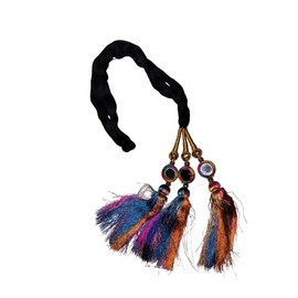 Parandi/Paranda Punjabi Choti Wedding Festival Prandi Choti Ghot Item Patiala Shahi Women Girls Kids Pranda Braided Parandi Hair Extension Bridal Hair Parandi (Multicolor) 4