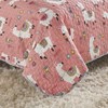 Vue Llama Drama Modern Graphic 2-Piece Reversible Quilt Set, Twin/Twin