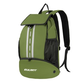 EULANT Football Backpack with Shoe Compartment, Multifunctional Backpack with Bottom Compartment, Waterproof Sports Bags for Basketball, Volleyball, Swimming, Training, Beach, Yoga