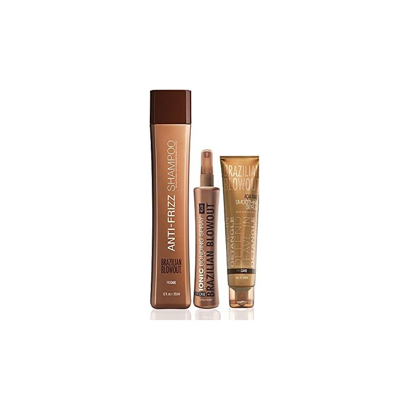 Trio Brazilianblowout Shampoo-Serum-Sellador