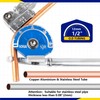 Wostore 1/2" Heavy Duty Tubing Bender Tube Bender Roller 180°