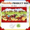 Mocsicka Kentucky Derby Fence Banner Run for The Roses Horse