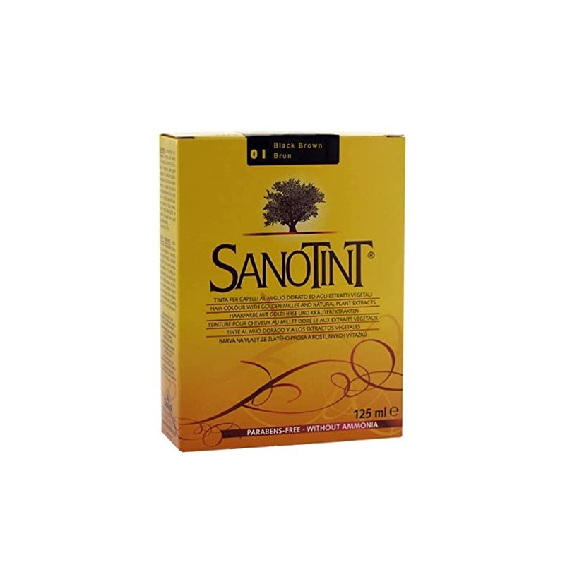 Sanotint 4% PPD, no ammonia Dark Brown Hair dye