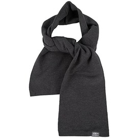 2Stoned Deluxe Hat with Visor Beanie Cap in 10 Colours and 2 Sizes for Women, Men and Children, Dark Grey (Scarf)