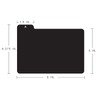Alfion 4x6 Index Card Alphabet Tab Dividers 24 pcs (Black)
