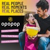 Opopop Microwave Popcorn - Pop Cups Pickle Monster 6-Pack, Non-GMO