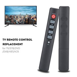 Ciglow Control Remoto, Control Remoto de Aprendizaje Universal con Botones Grandes Controlador Inteligente para TV STB HiFi VCR.(Gris)