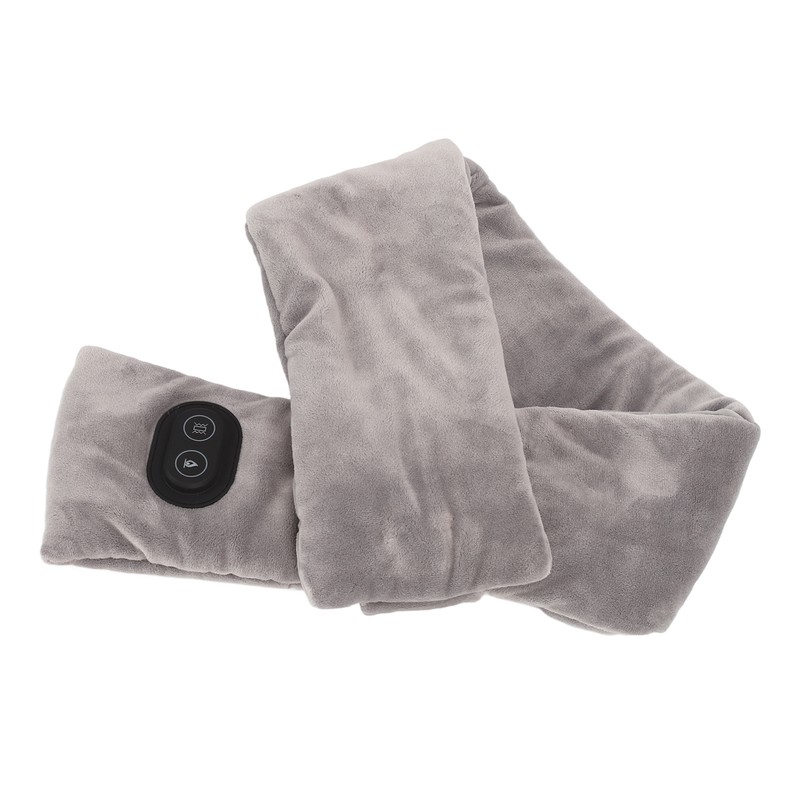 Electric Heated Neck Scarf Vibration Massage Double Sided Velvet Thick