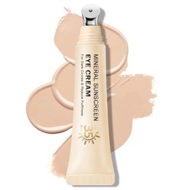 Crema De Ojos Con Protección Solar Mineral, Crema 3 En 1 Para El Contorno De Ojos, Para Bolsas Y Ojeras, Arrugas, Antiedad, Iluminador Y Corrector De 