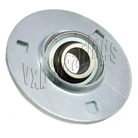 VXB FHPFZ206-18 Flange Pressed Steel 3 Bolt 1 1/8" Inch Ball Bearings Rolling