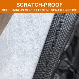 kayme Kayme 7 Layers SUV Car Cover Custom Fit for Jeep Compass (2006-2025) Waterproof All Weather for Automobiles, Outdoor Full Cover Rain Sun UV Protection.Black