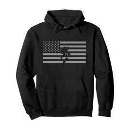 American Flag Skateboard Apparel - Skateboarder Skateboard Pullover Hoodie
