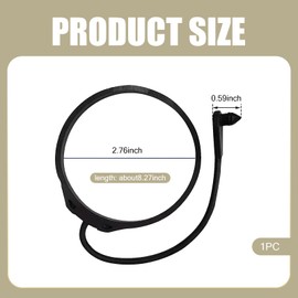 Jewkot 1 PC Car Fuel Tank Cap Anti-lost Rope, Fuel Filler Cap Traction Connection Line, Close Fit Replacement LR029165, Compatible with Land Rover Aurora Discovery 3/4 Sport 2 Range Rover (Black)