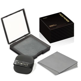 1000 Pieces Oil Blotting Sheets for Face, Clean and Clear Oil Absorbing Sheets, Oil Blotting Papers for Face (Bamboo Charcoal)