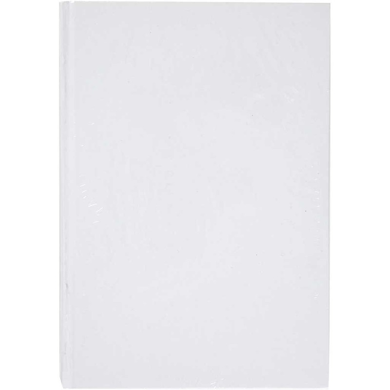 Notebook, A5 15x21 cm, white, 1 pc