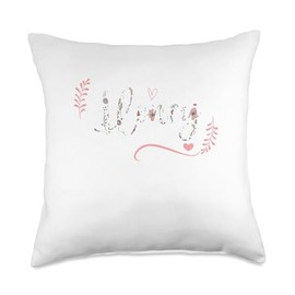 Honey Floral Grandma Christmas Mother's Day Grandparents Throw Pillow