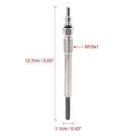 X AUTOHAUX Glow Plug Diesel Heater Glow Plug for Ford F59 Base Stripped Chassis 1996 Set of 8