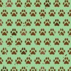 GRAPHICS & MORE Muddy Dog Paw Print Pattern Gift Wrap