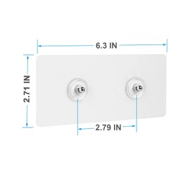 Gueryee 4Pcs Shower Caddy Adhesive Replacement, Screw Free Sticker for Shower Caddy Corner Shlef, Shower Adhesive Hooks with Strong Sticky, Seamless Screws for Shower Rack Basket Heavy Duty.