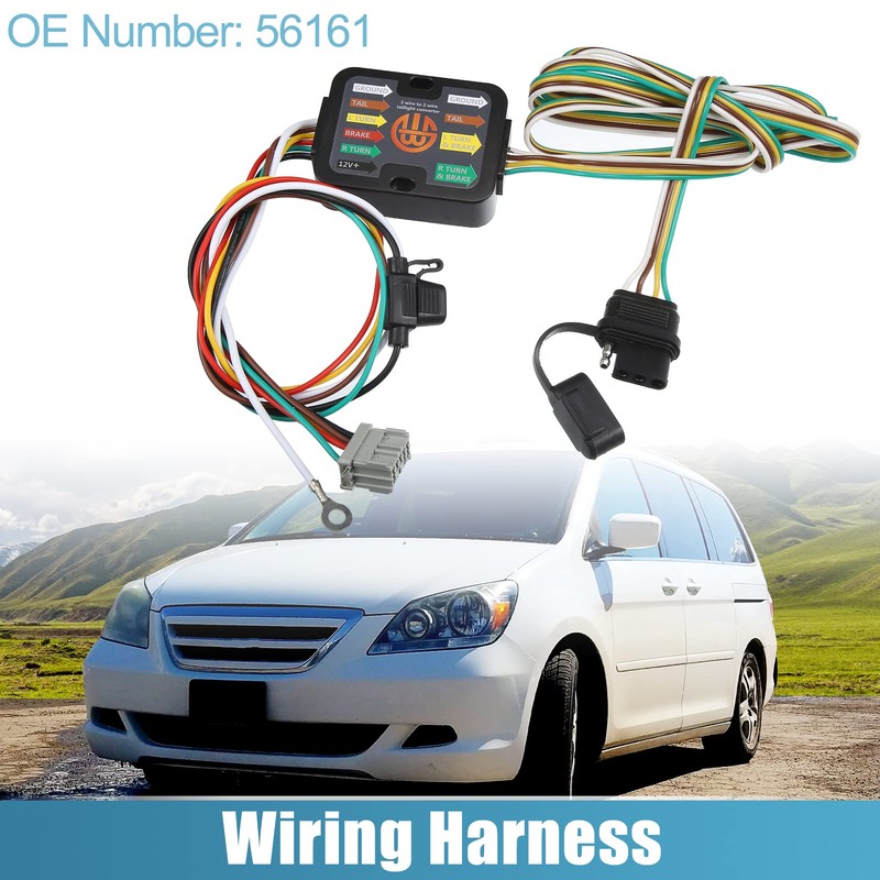A ABSOPRO 1 Set Trailer Wiring Harness Wiring Kit 56161