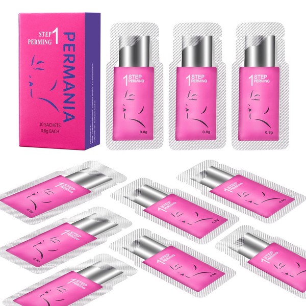 PERMANIA Lash Lift Kit,Separate Steps Products,Steps 10 sachets of 0.8g/0.03oz