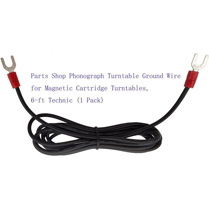Parts Shop Phonograph Turntable Ground Wire for Magnetic Cartridge Turntables,