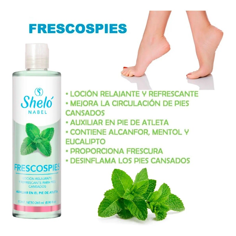 Crema Para Pies Cansados Relajante Refrescante Natural Shelo