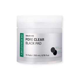 The Matory Dermatory Pad Sebum Care Salicinic Pore Clear Black Embossed Pad 1ea / 더마토리 패드 피지케어 살리시닉 포어 클리어 블랙 엠보패드 1개