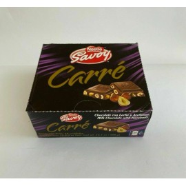 Nestle Savoy Venezuela Savoy Carre Chocolate Avellanas Hazelnuts (16unitsx25g/0