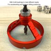 3 in 1 Vertical Hole Punch Locator with 6 Drill